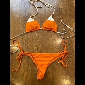 Monday Swimwear Orange Bikini